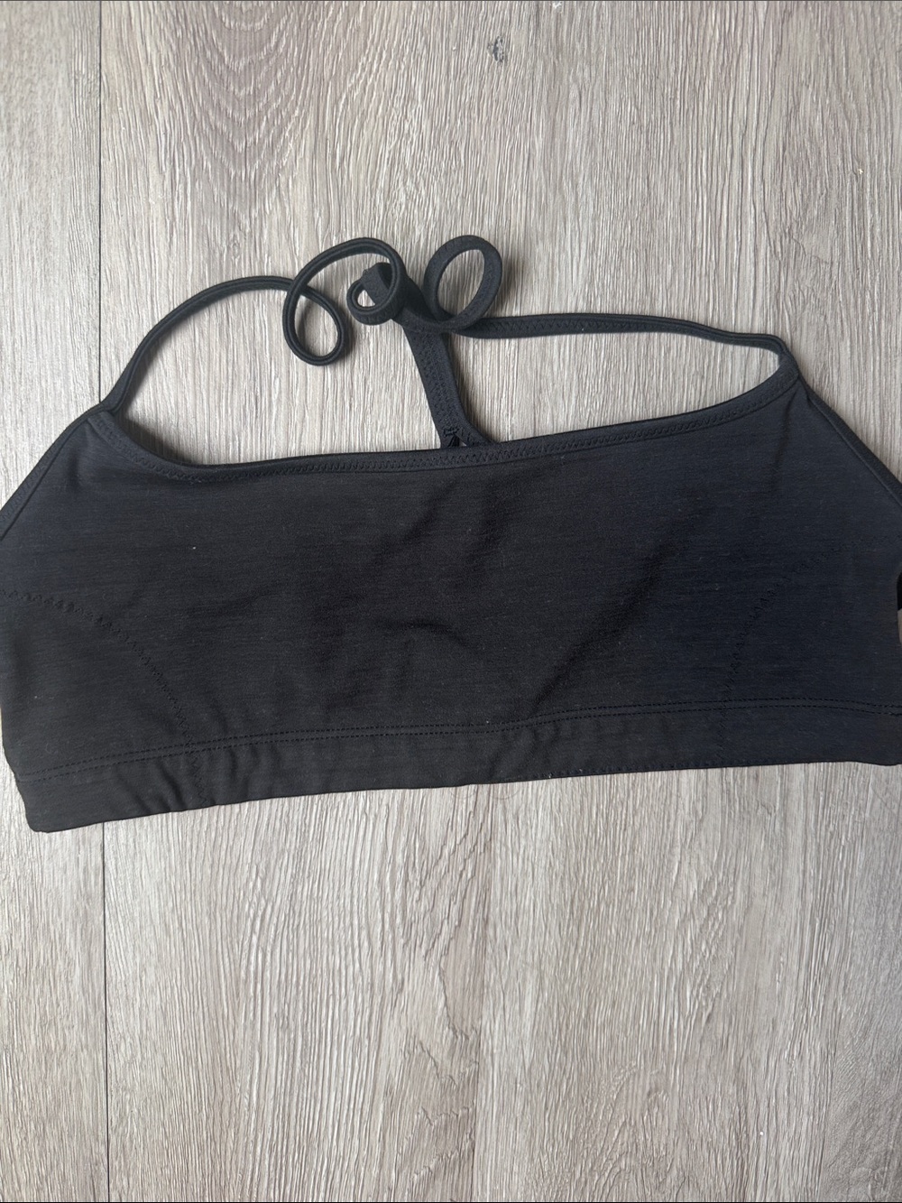 Everyday Black Seamless Sport Bralette - Lightweight Support